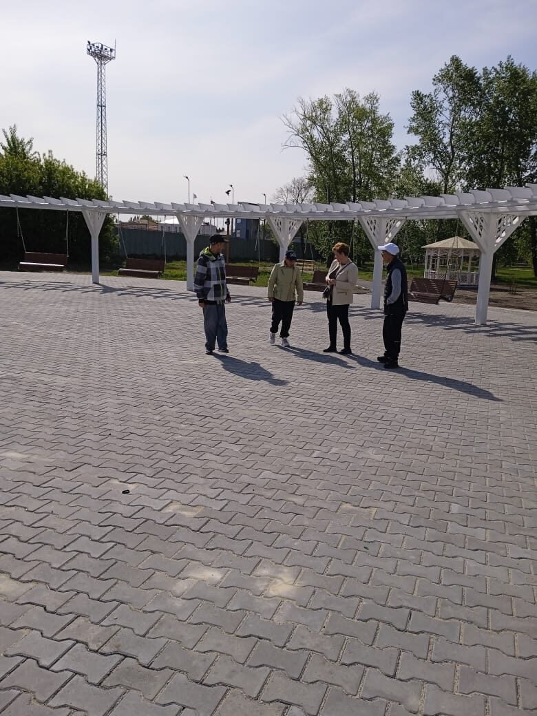 Поездка в городской сад