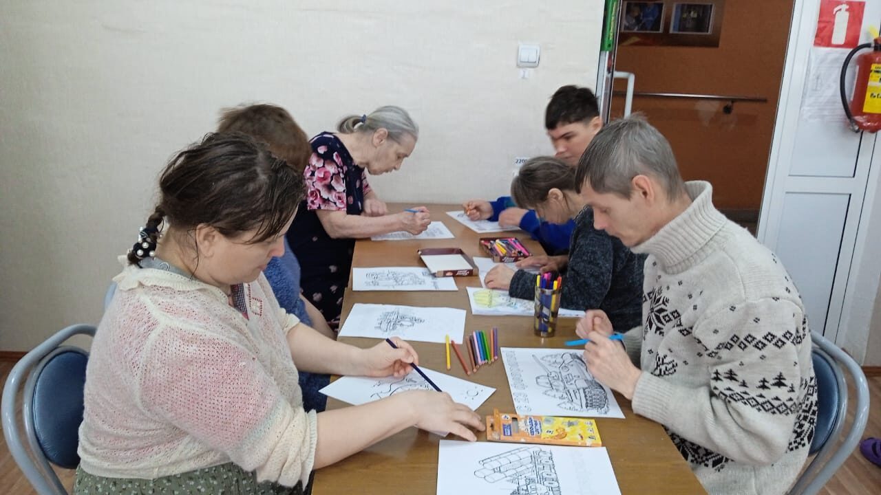 Занятие по арт-терапии