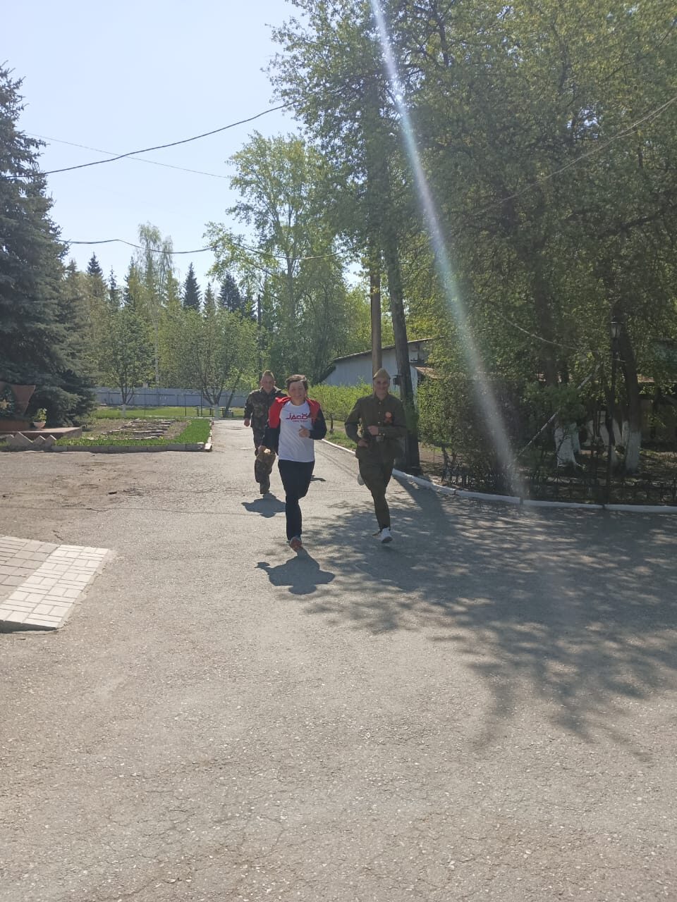 Традиционный спортивный забег, посвященный дню Победы