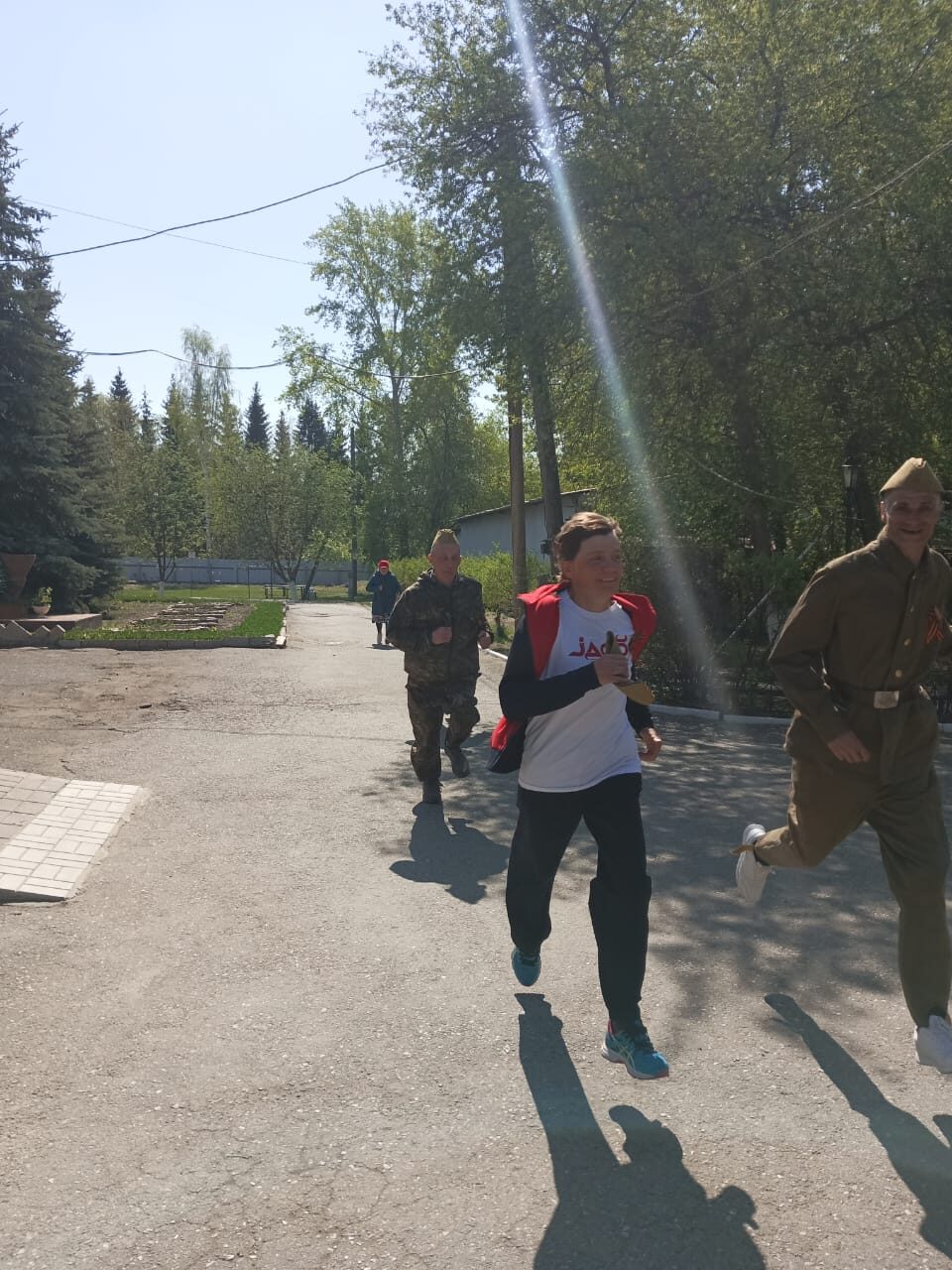 Традиционный спортивный забег, посвященный дню Победы