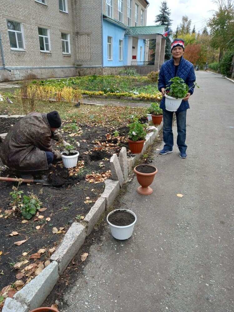 Занятия на трудотерапии