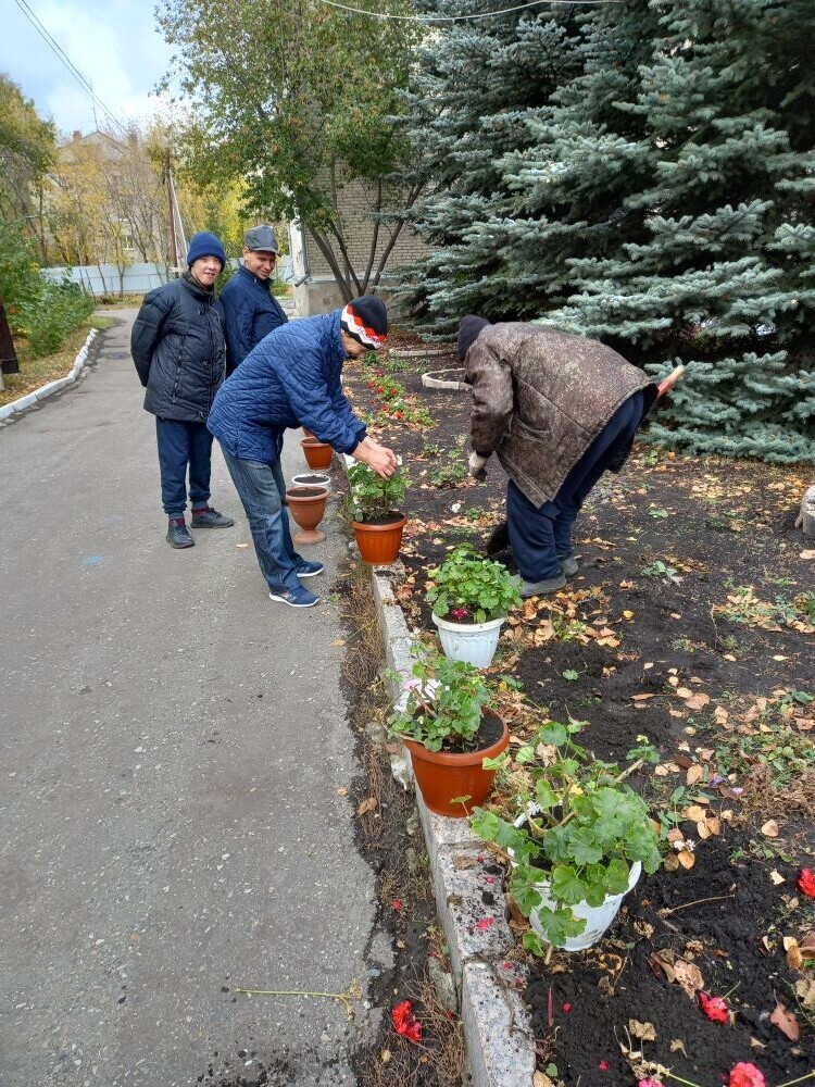 Занятия на трудотерапии