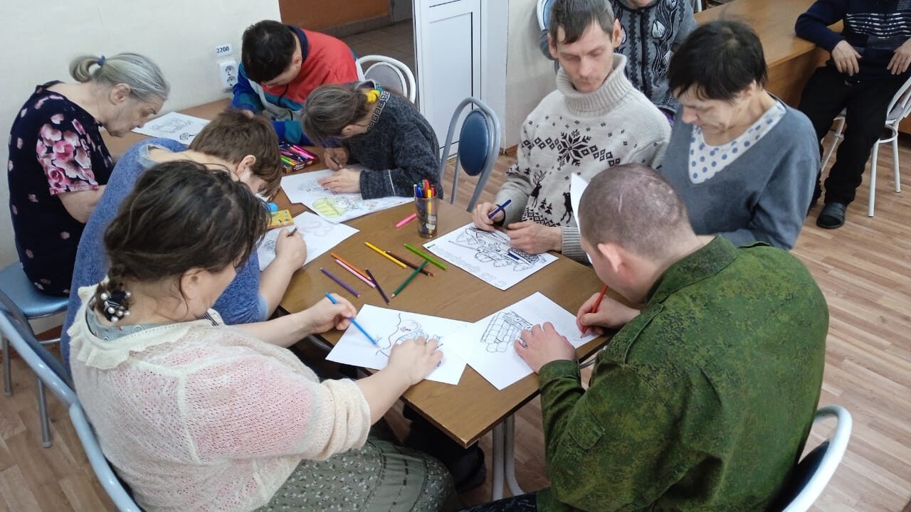 Занятие по арт-терапии