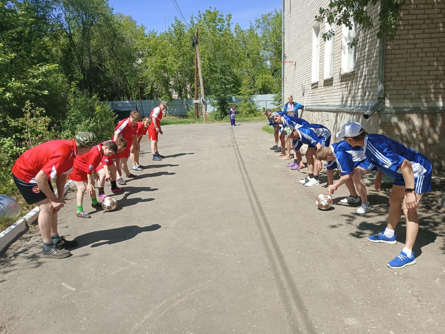 Спортивная эстафета ,посвященная дню России