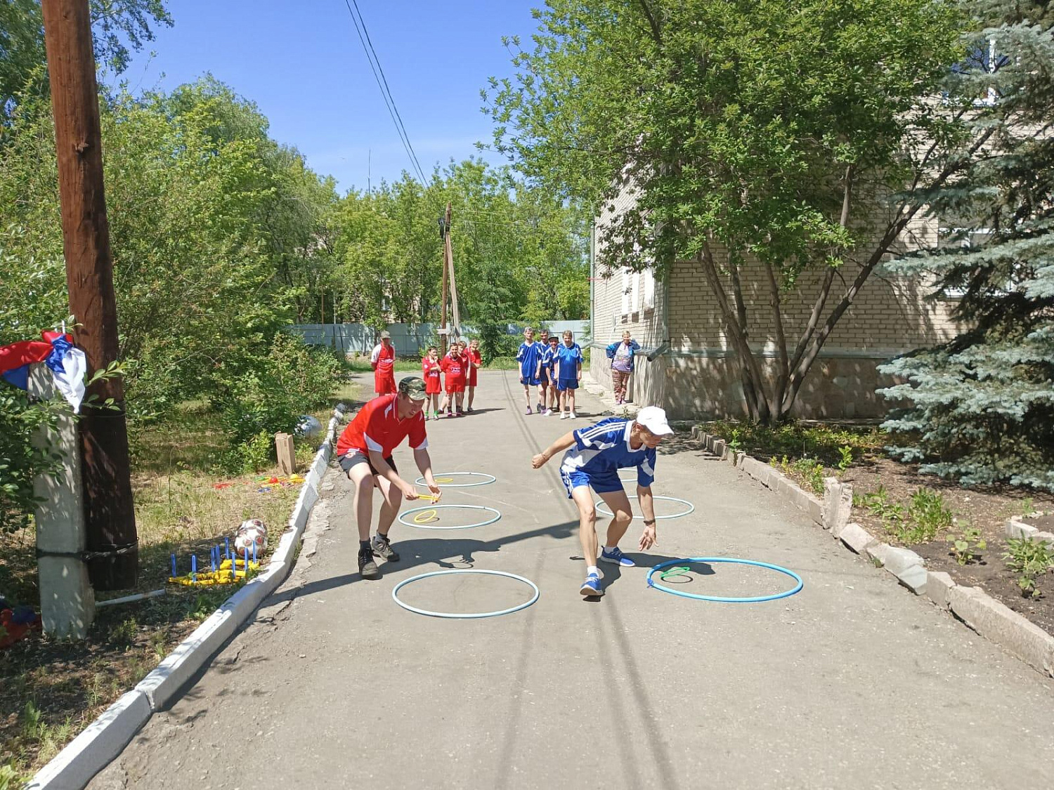 Спортивная эстафета ,посвященная дню России
