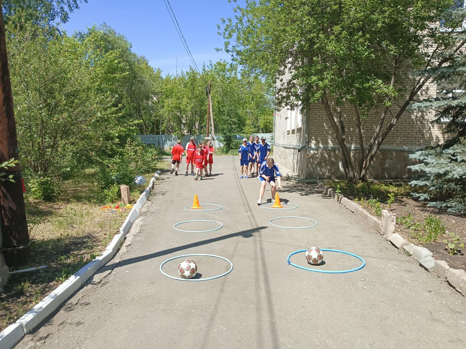 Спортивная эстафета ,посвященная дню России