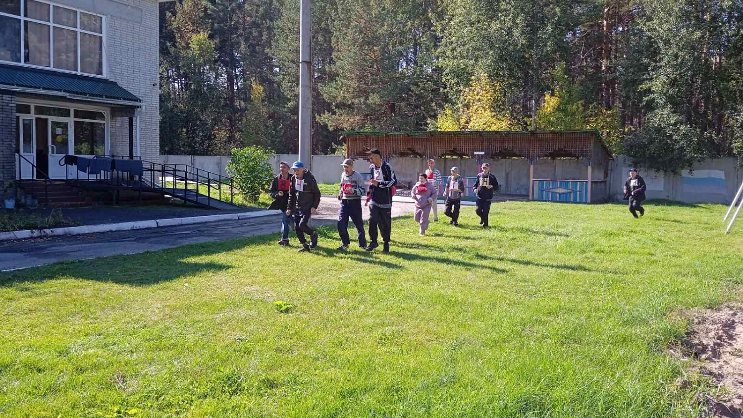 Легкоатлетический забег.