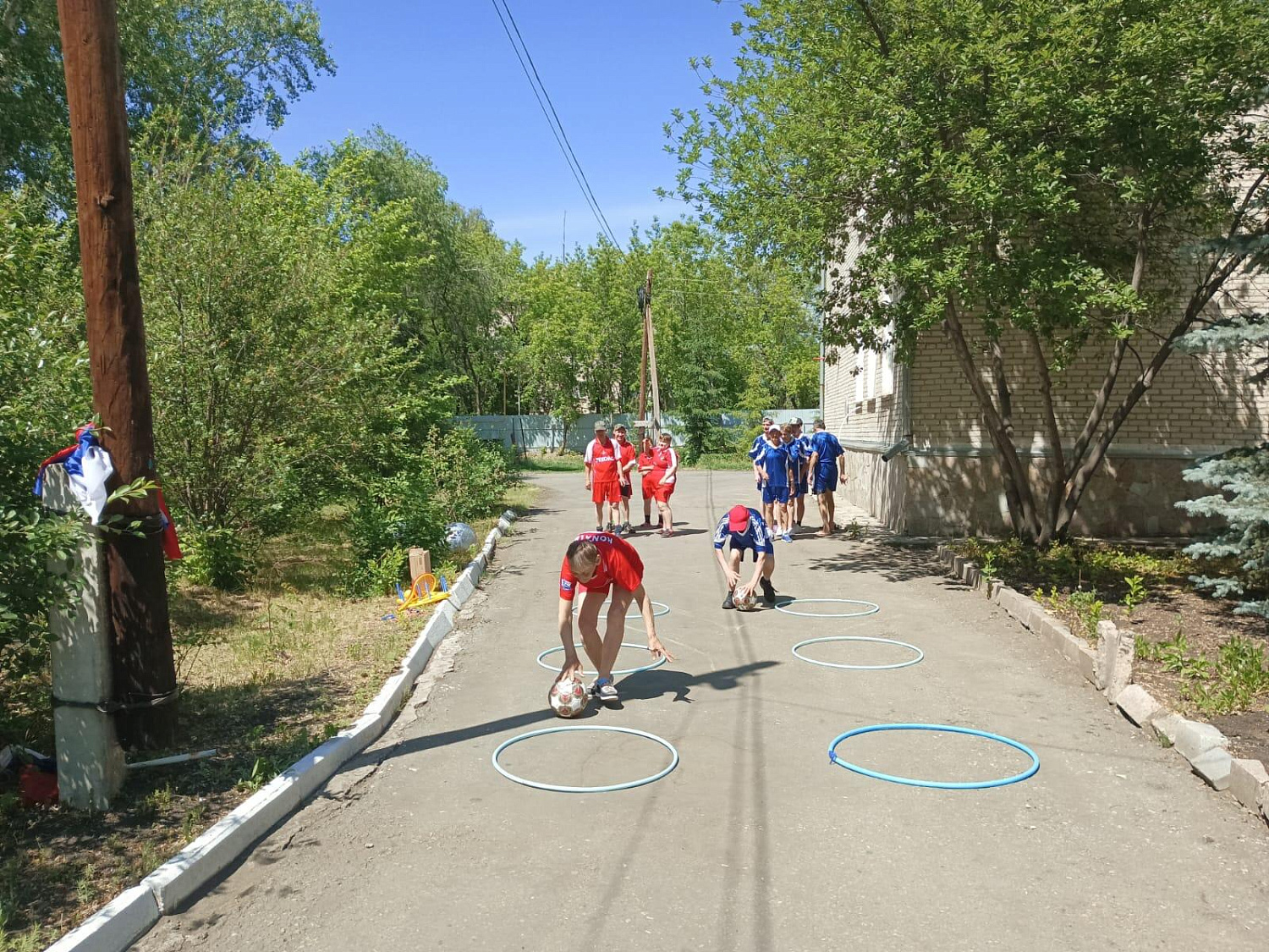 Спортивная эстафета ,посвященная дню России