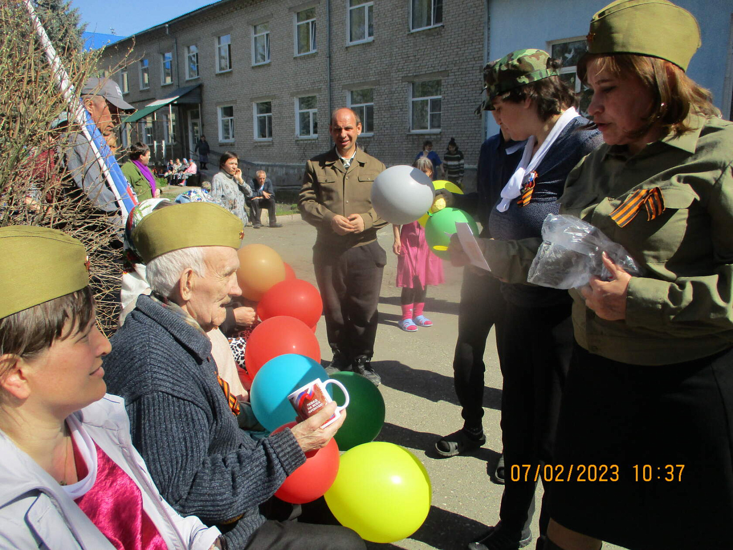 Митинг, посвященный 77 годовщине Великой Победы.